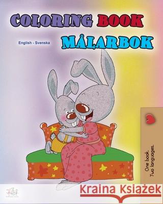 Coloring book #1 (English Swedish Bilingual edition): Language learning colouring and activity book Shelley Admont Kidkiddos Books 9781525940507 Kidkiddos Books Ltd. - książka