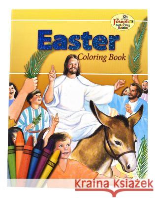 Coloring Book about Easter Catholic Book Publishing Co 9780899426921 Catholic Book Publishing Company - książka