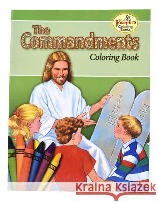 Coloring Book about the Commandments Catholic Book Publishing Co 9780899426884 Catholic Book Publishing Company - książka