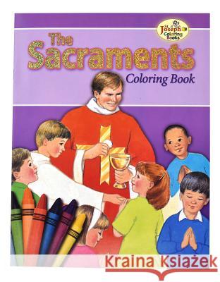 Coloring Book about the Sacraments Catholic Book Publishing Co 9780899426877 Catholic Book Publishing Company - książka