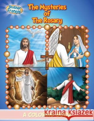 Coloring Book: The Mysteries of the Rosary Media Casscom 9781939182005 Herald Entertainment, Inc - książka