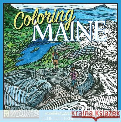 Coloring Maine Blue Butterfield 9781944762063 Islandport Press - książka