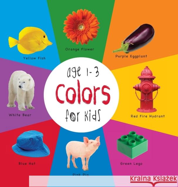 Colors for Kids age 1-3 (Engage Early Readers: Children's Learning Books) with FREE EBOOK Martin, Dayna 9781772260618 Engage Books - książka