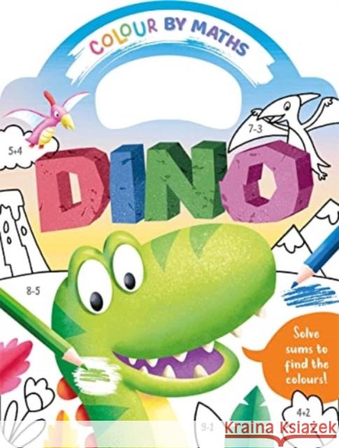 Colour By Maths: Dino Igloo Books 9781837710836 Bonnier Books Ltd - książka