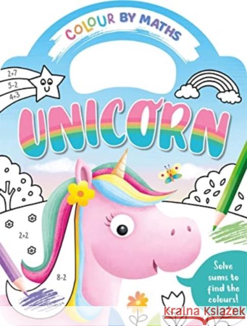 Colour By Maths: Unicorn Igloo Books 9781837710843 Bonnier Books Ltd - książka