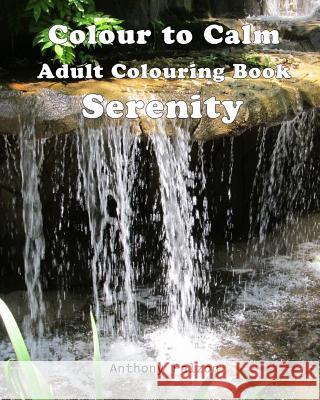 Colour to Calm Serenity: Therapeutic Adult Colouring Book Anthony Falzon 9781534872547 Createspace Independent Publishing Platform - książka