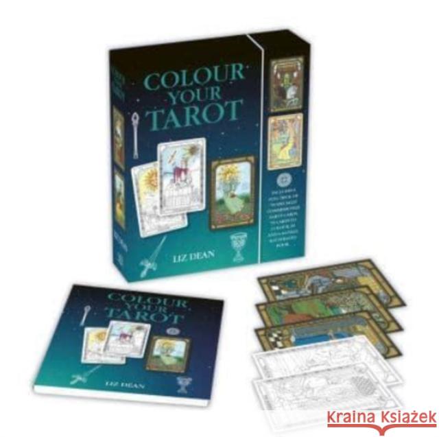 Colour Your Tarot: Includes a Full Deck of Specially Commissioned Tarot Cards, a Deck of Cards to Colour in and a 64-Page Illustrated Book Liz Dean 9781800651265 Ryland, Peters & Small Ltd - książka