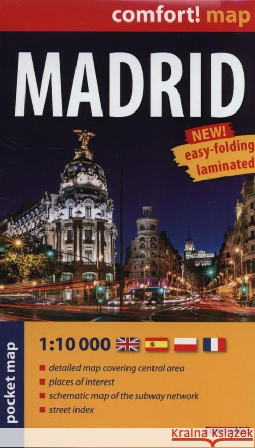 Comfort! map Madryt (Madrid) 1:10000 plan miasta  9788375468618 ExpressMap - książka