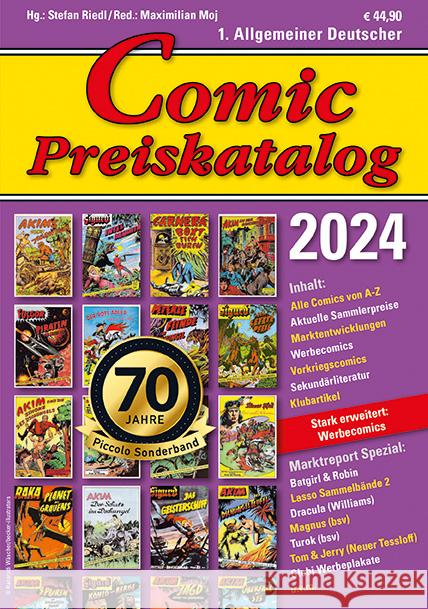 Comic Preiskatalog 2024 HC Riedl, Stefan 9783947800391 SR Verlag - książka