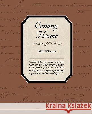 Coming Home Edith Wharton 9781438573441 Book Jungle - książka