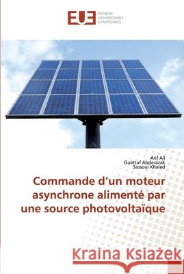 Commande d'un moteur asynchrone alimenté par une source photovoltaïque Ali, Arif; Abderazak, Guettaf; Khaled, Sassoui 9786139543618 Éditions universitaires européennes - książka