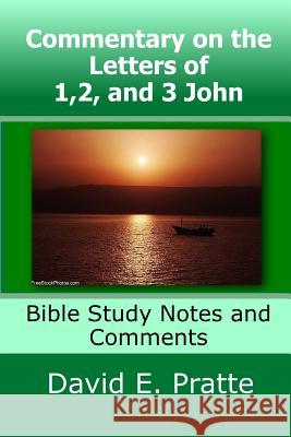 Commentary on the Letters of 1,2, and 3 John: Bible Study Notes and Comments David E. Pratte 9781721218189 Createspace Independent Publishing Platform - książka