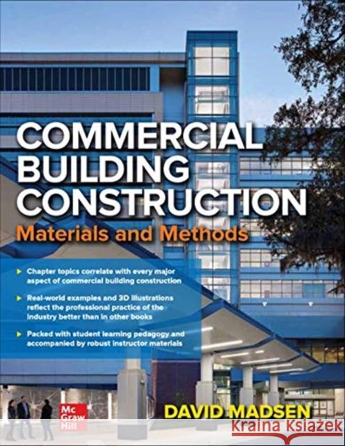 Commercial Building Construction: Materials and Methods David Madsen 9781260460407 McGraw-Hill Education - książka