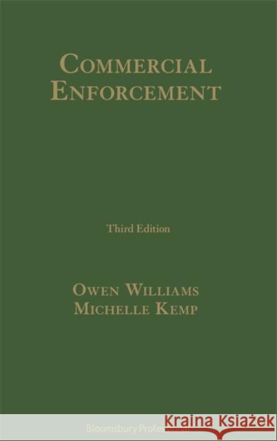 Commercial Enforcement Owen Williams 9781526512895 Tottel Publishing - książka