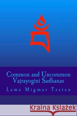 Common and Uncommon Vajrayogini Sadhanas Lama Migmar Tseten 9781986330893 Createspace Independent Publishing Platform - książka