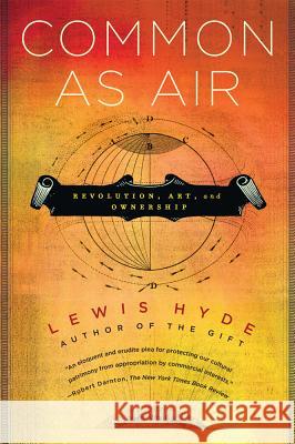 Common As Air Hyde, Lewis 9780374532796 Farrar Straus Giroux - książka