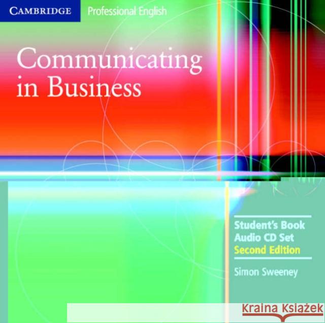 Communicating in Business Audio CD Set (2 CDs) Simon Sweeney 9780521549158 Cambridge University Press - książka