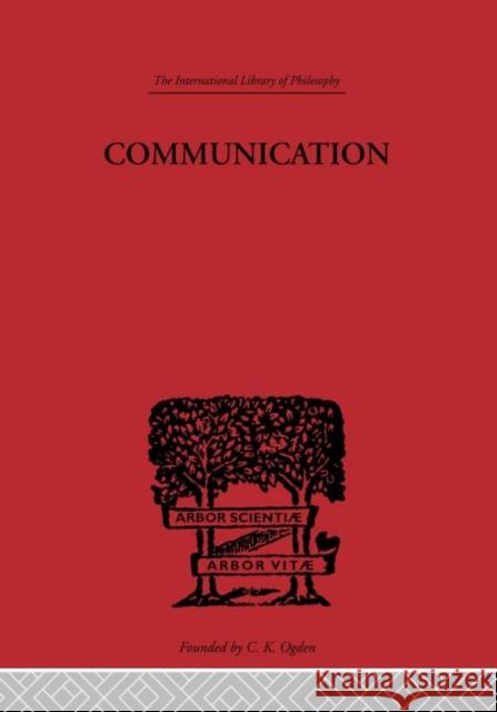 Communication : A Philosophical Study of Language Karl Britton 9780415225519 Routledge - książka