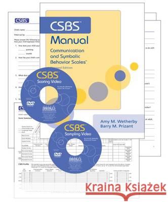 Communication and Symbolic Behavior Scales (Csbs), Normed Edition, Test Kit [With 2 Outline Cards and 1 Sampling and 1 Scoring and 25 Record Forms and Wetherby, Amy M. 9781557665683 Brookes Publishing Co - książka