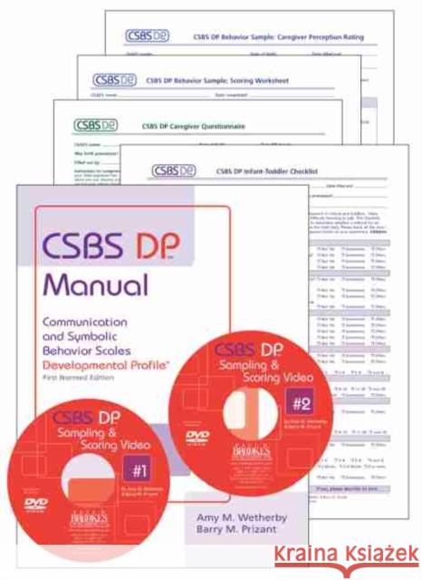 Communication and Symbolic Behavior Scales Developmental Profile (Csbs Dp), First Normed Edition, Test Kit [With Sampling and Scoring and Caregiver Qu Prizant, Barry 9781557665515 Brookes Publishing Co - książka