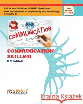 Communication Skills -- II B. V. Pro 9789387686175 Nirali Prakhashan - książka