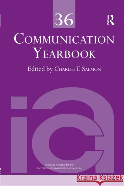 Communication Yearbook 36  9781138116870 Taylor and Francis - książka