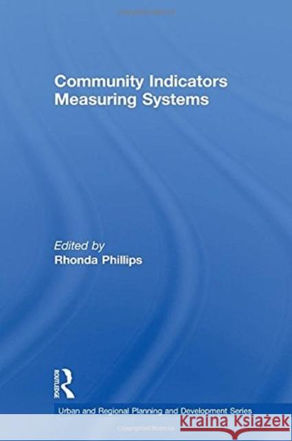 Community Indicators Measuring Systems  9781138266513  - książka