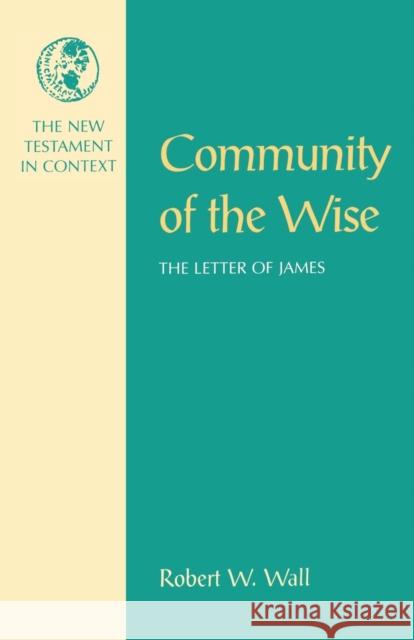 Community of the Wise Wall, Robert W. 9781563381430 Trinity Press International - książka