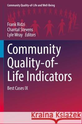 Community Quality-of-Life Indicators  9783031069420 Springer International Publishing - książka