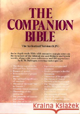 Companion Bible-KJV E. W. Bullinger 9780825421778 Kregel Publications - książka