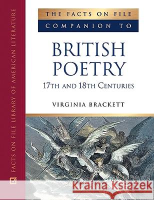 Companion to British Poetry : 17th and 18th Centuries Facts on File Inc 9780816063284 Facts on File - książka