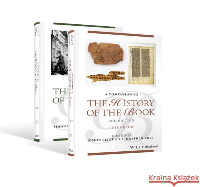 Companion to the History of the Book Rose, Jonathan 9781119018179 Wiley-Blackwell - książka