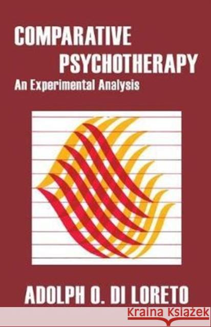 Comparative Psychotherapy: An Experimental Analysis Adolph O. D 9781138520912 Routledge - książka