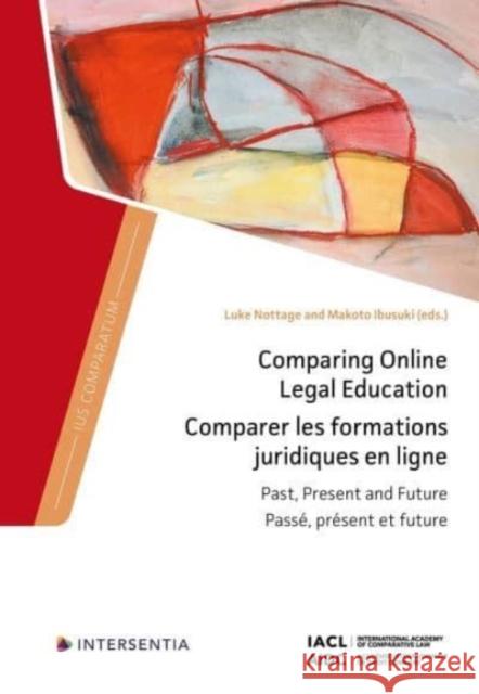 Comparing Online Legal Education  9781839703485 Intersentia Ltd - książka