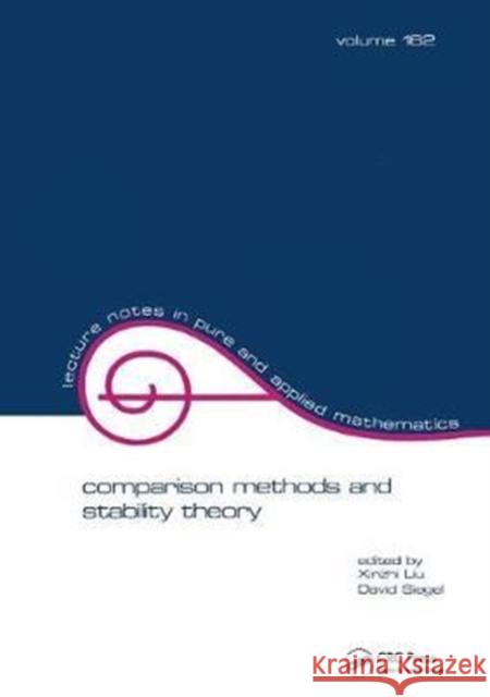 Comparison Methods and Stability Theory Liu 9781138413320 CRC Press - książka