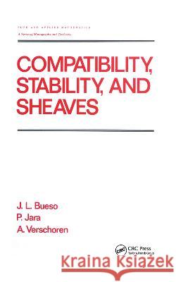 Compatibility, Stability, and Sheaves J. L. Bueso Bueso                                    Bueso Bueso 9780824795894 CRC - książka