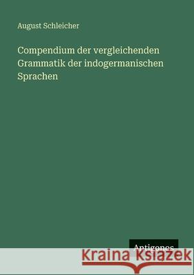 Compendium der vergleichenden Grammatik der indogermanischen Sprachen August Schleicher 9783388480640 Antigonos Verlag - książka