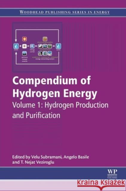 Compendium of Hydrogen Energy: Hydrogen Production and Purification Subramani 9781782423614 Elsevier Science - książka