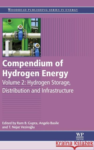 Compendium of Hydrogen Energy: Hydrogen Storage, Distribution and Infrastructure Gupta, Ram Basile, Angelo Veziroglu, T. Nejat 9781782423621 Elsevier Science - książka