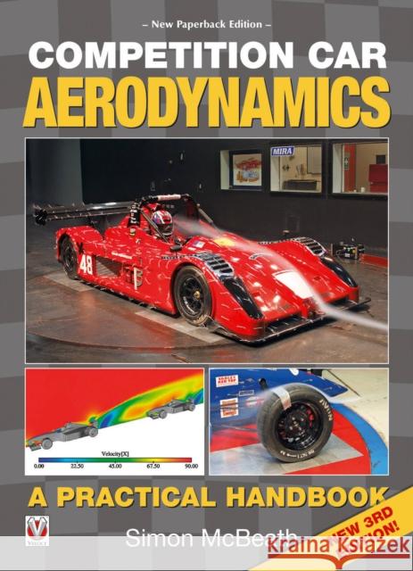 Competition Car Aerodynamics 3rd Edition Simon Mcbeath 9781787111028 Veloce Publishing - książka