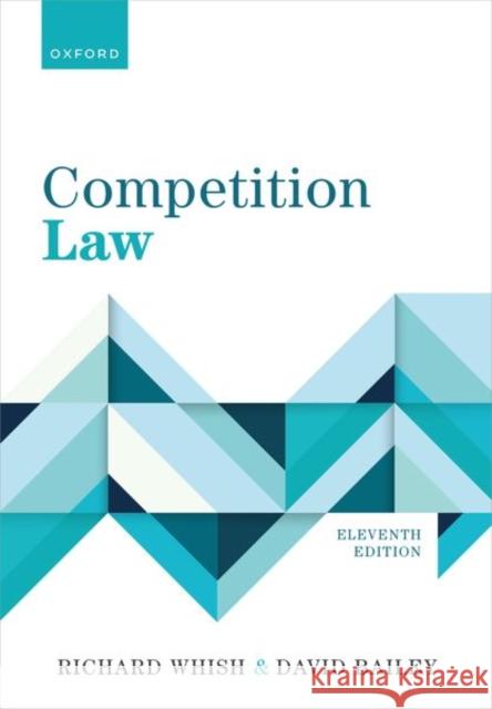 Competition Law Bailey 9780198906032 Oxford University Press - książka