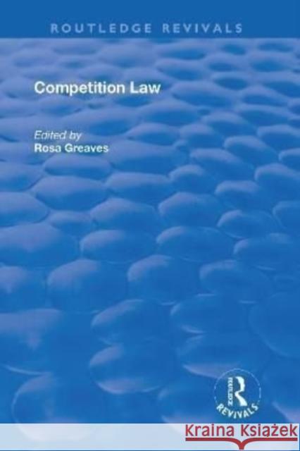Competition Law  9781138708464  - książka