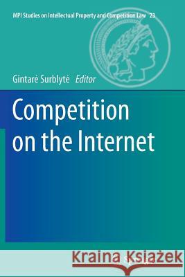 Competition on the Internet Gintar Surblyt 9783662525487 Springer - książka