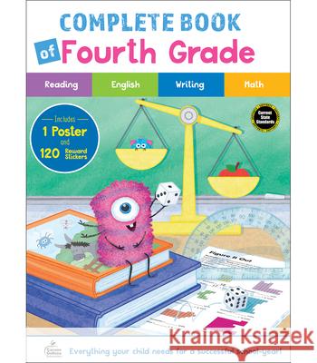 Complete Book of Fourth Grade Carson Dellosa Education 9781483862415 Thinking Kids - książka