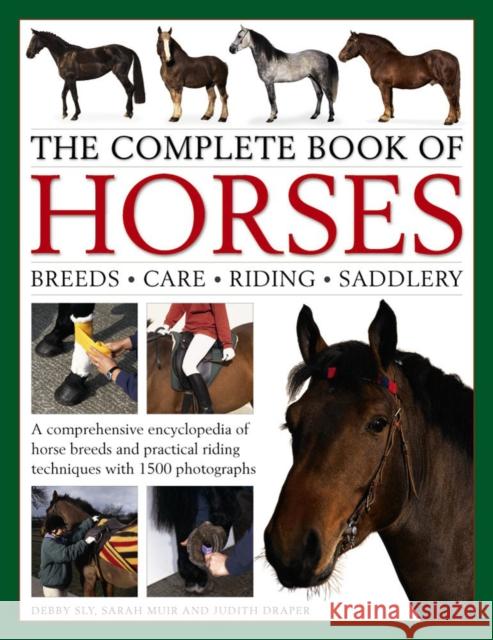 Complete Book of Horses Draper Judith Sly Debbie & Muir Sarah 9780754833697 Anness Publishing - książka