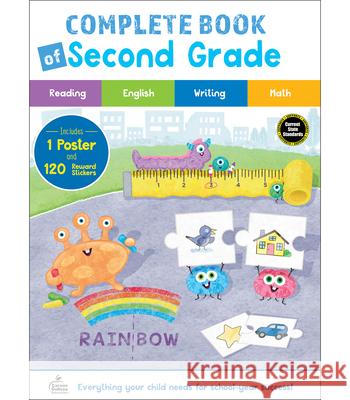 Complete Book of Second Grade Carson Dellosa Education 9781483862392 Thinking Kids - książka