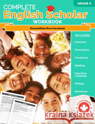 Complete English Scholar Grade 6 Cassie Hatt 9781771058681 Chalkboard Publishing - książka