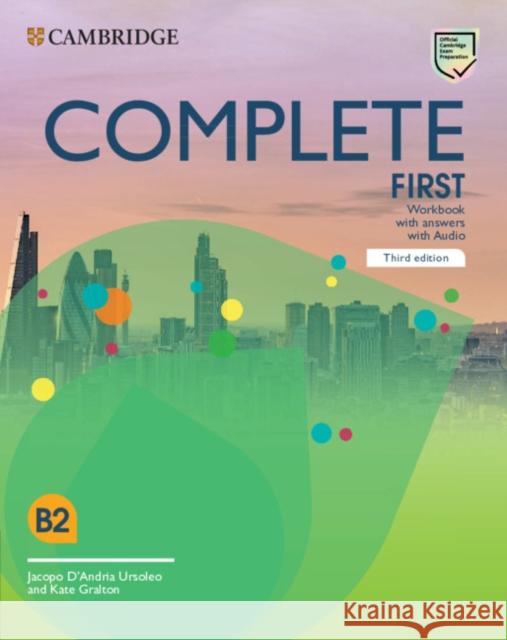 Complete First Workbook with Answers with Audio Jacopo D'Andria Ursoleo 9781108903363 Cambridge University Press - książka