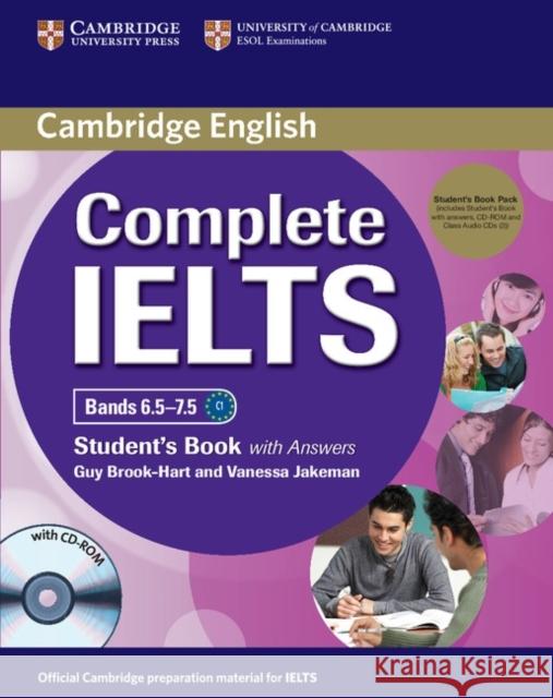 complete ielts bands 6.5-7.5 student's pack (student's book with answers and class audio cds (2))  Brook-Hart, Guy 9781107688636  - książka