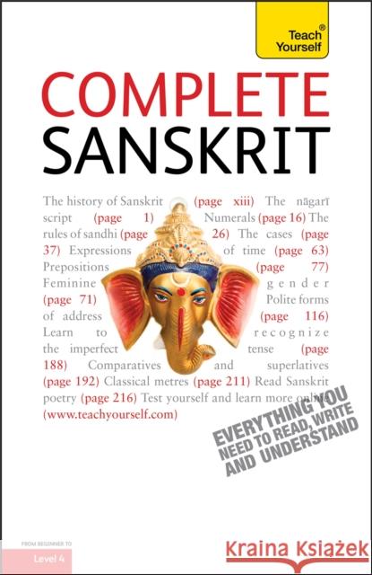 Complete Sanskrit: A Comprehensive Guide to Reading and Understanding Sanskrit, with Original Texts Michael Coulson 9781444106107 John Murray Press - książka